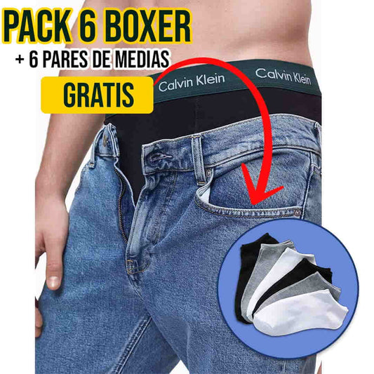 Combo Boxer en Microfibra Ultrasuave ck + Medias GRATIS